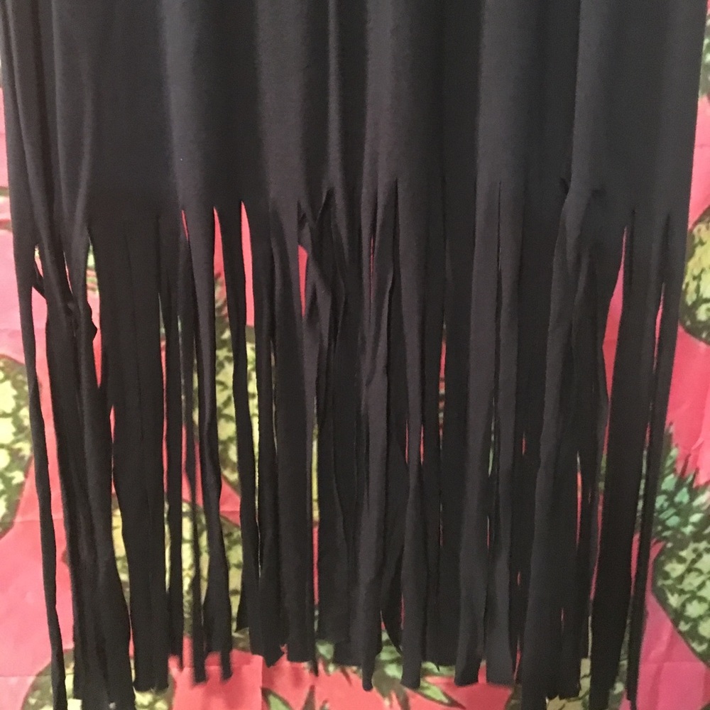 Size L Navy Blue Cover Up Dress